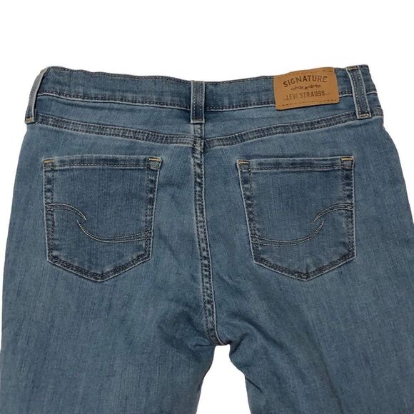 Levis Girls Jeans Sz 14 Adjustable Waist Skinny Distressed Destructed - Picture 7 of 10